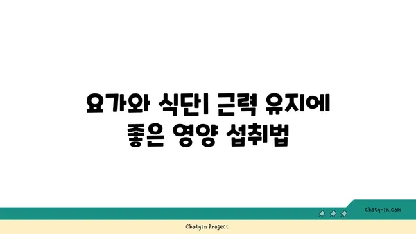 요가로 근력을 유지하는 30대 남성 맞춤 루틴