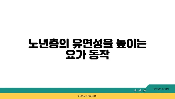 노년층의 일상 운동으로 적합한 요가
