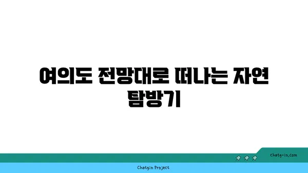 여의도 오피스 전망을 통해 자연과 연결하세요