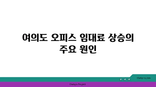 여의도 오피스 임대료 인플레이션: 시간 경과에 따른 비용 변동 이해
