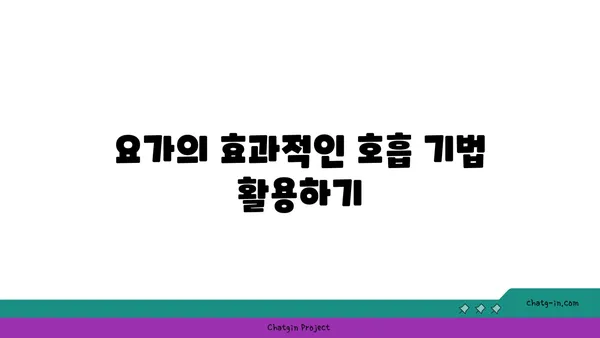 요가로 신체의 중심 강화하기