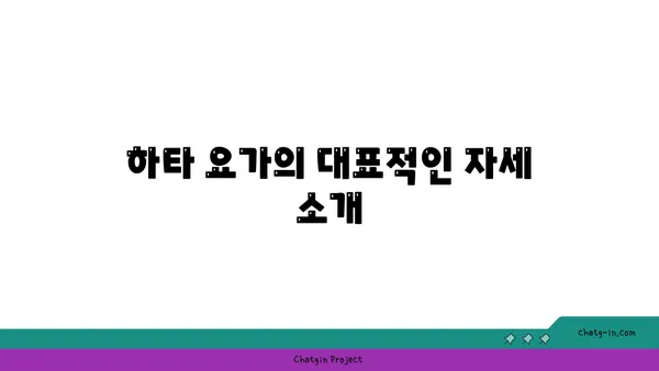 하타 요가의 특징과 수련 방법