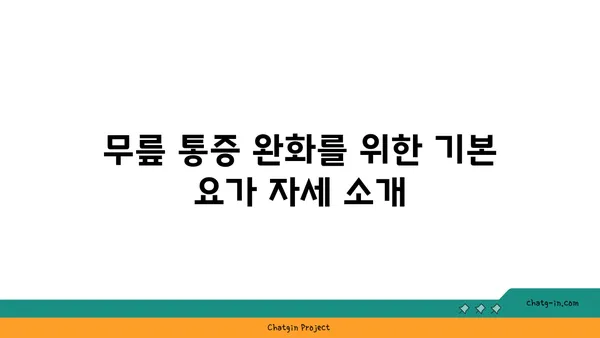 무릎 통증 예방 요가 명상법 추천