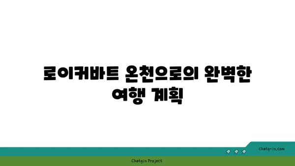스위스 로이커바트 온천 마을에서 제 알프스 온천 체험기
