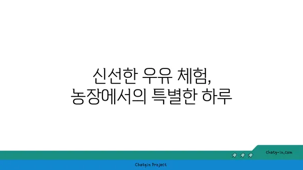예산 여행지: 아그로랜드 태신목장의 온천수영장과 우유 농장 방문