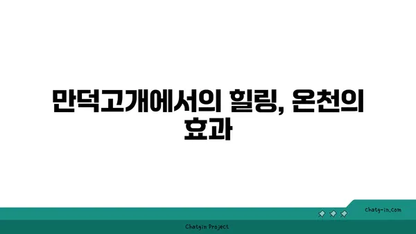 부산 만덕고개 누리길: 밤의 온천 명소