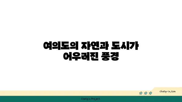 여의도 오피스의 도시 전경을 위한 최고의 지점