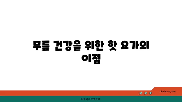 무릎 통증 예방을 위한 핫 요가 스트레칭법