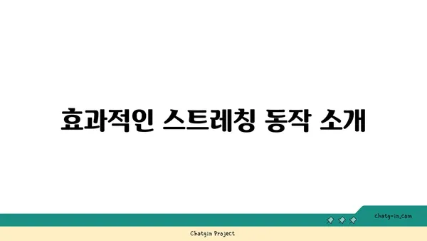 무릎 보호를 위한 저강도 요가 스트레칭 추천
