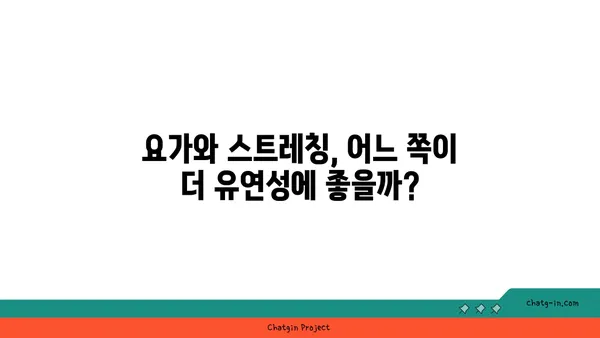 요가와 스트레칭의 차이점