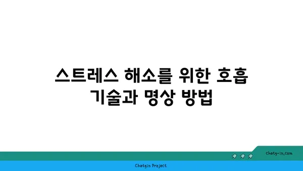 직장인의 스트레스 해소를 위한 저강도 요가 루틴