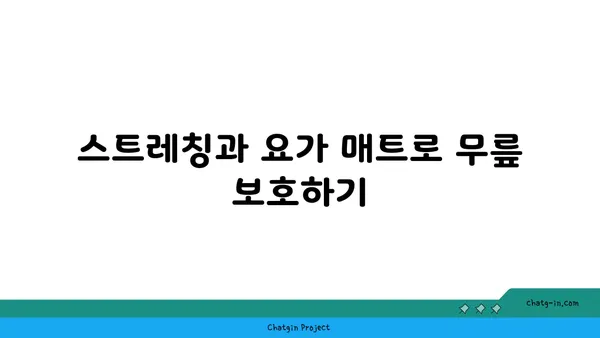 무릎 건강을 위한 요가 도구 활용법 추천