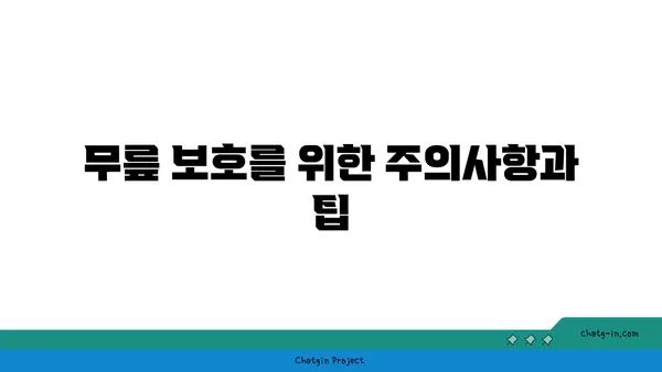 무릎 보호를 위한 저강도 요가 루틴