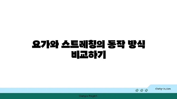 요가와 스트레칭의 차이점
