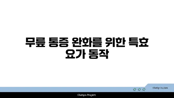 무릎 보호를 위한 요가 스트레칭 추천