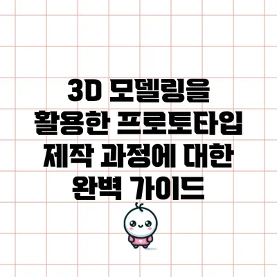 3D 모델링을 활용한 프로토타입 제작 과정에 대한 완벽 가이드