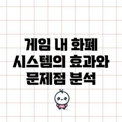 게임 내 화폐 시스템의 효과와 문제점 분석