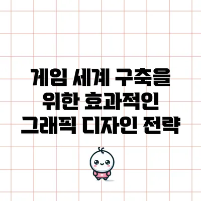 게임 세계 구축을 위한 효과적인 그래픽 디자인 전략