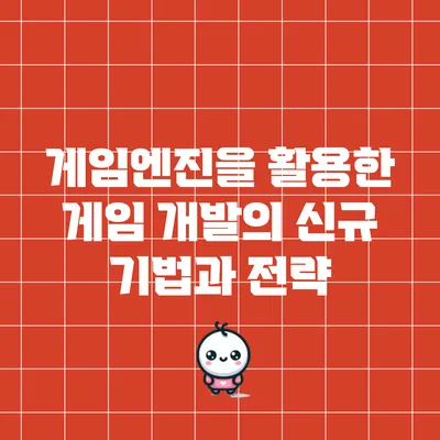 게임엔진을 활용한 게임 개발의 신규 기법과 전략