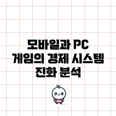 모바일과 PC 게임의 경제 시스템 진화 분석