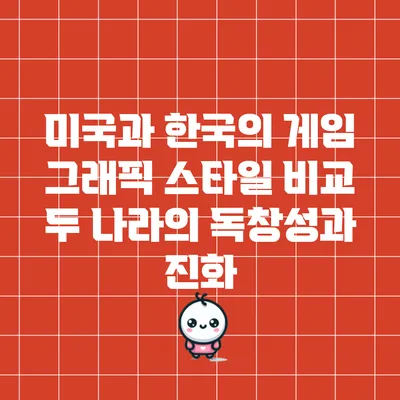 미국과 한국의 게임 그래픽 스타일 비교: 두 나라의 독창성과 진화