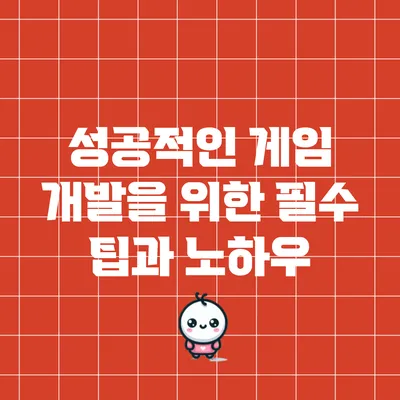 성공적인 게임 개발을 위한 필수 팁과 노하우