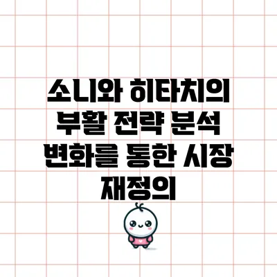 소니와 히타치의 부활 전략 분석: 변화를 통한 시장 재정의