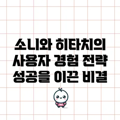 소니와 히타치의 사용자 경험 전략: 성공을 이끈 비결