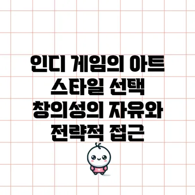 인디 게임의 아트 스타일 선택: 창의성의 자유와 전략적 접근