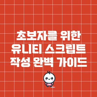 초보자를 위한 유니티 스크립트 작성 완벽 가이드