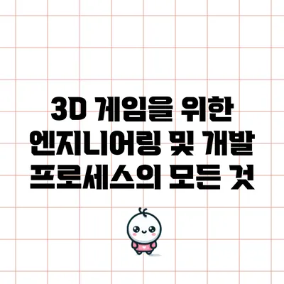 3D 게임을 위한 엔지니어링 및 개발 프로세스의 모든 것