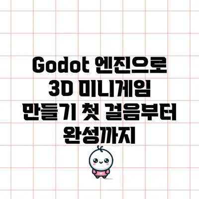 Godot 엔진으로 3D 미니게임 만들기: 첫 걸음부터 완성까지