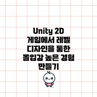 Unity 2D 게임에서 레벨 디자인을 통한 몰입감 높은 경험 만들기