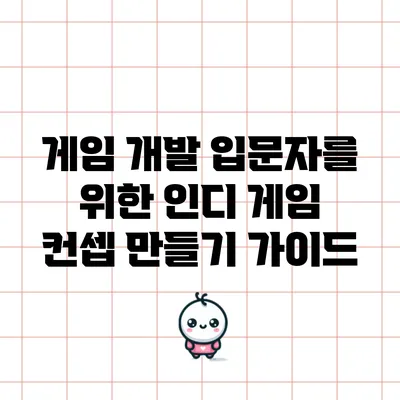 게임 개발 입문자를 위한 인디 게임 컨셉 만들기 가이드