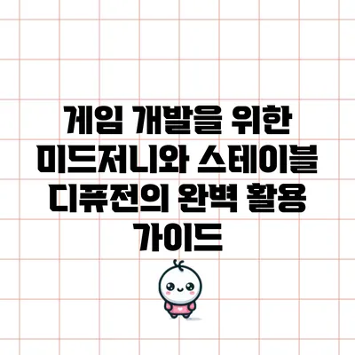 게임 개발을 위한 미드저니와 스테이블 디퓨전의 완벽 활용 가이드