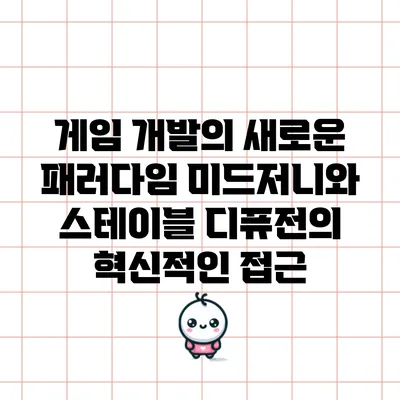 게임 개발의 새로운 패러다임: 미드저니와 스테이블 디퓨전의 혁신적인 접근