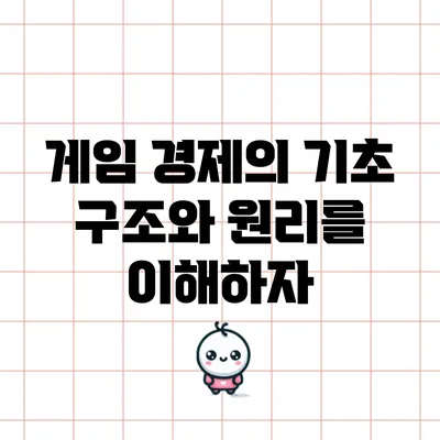 게임 경제의 기초: 구조와 원리를 이해하자