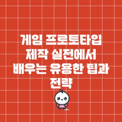 게임 프로토타입 제작: 실전에서 배우는 유용한 팁과 전략
