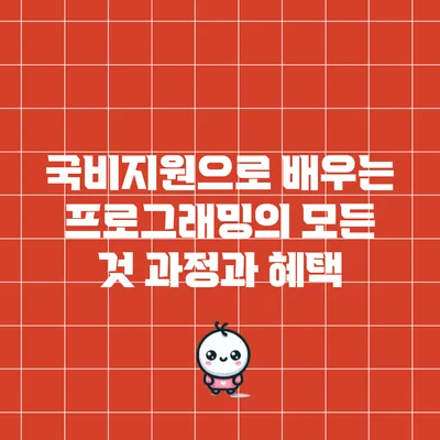 국비지원으로 배우는 프로그래밍의 모든 것: 과정과 혜택