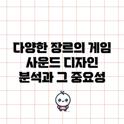다양한 장르의 게임 사운드 디자인 분석과 그 중요성