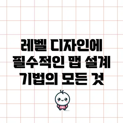 레벨 디자인에 필수적인 맵 설계 기법의 모든 것