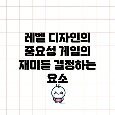 레벨 디자인의 중요성: 게임의 재미를 결정하는 요소