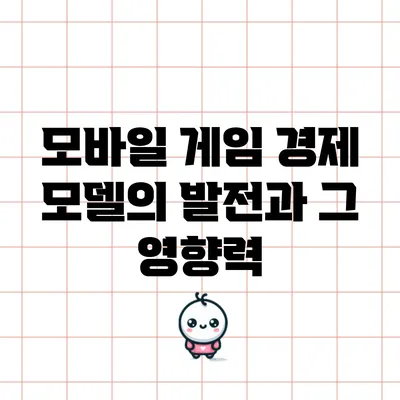 모바일 게임 경제 모델의 발전과 그 영향력