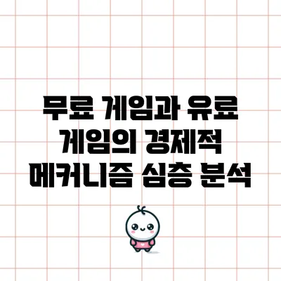 무료 게임과 유료 게임의 경제적 메커니즘 심층 분석