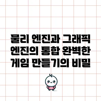 물리 엔진과 그래픽 엔진의 통합: 완벽한 게임 만들기의 비밀