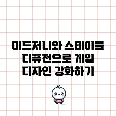 미드저니와 스테이블 디퓨전으로 게임 디자인 강화하기