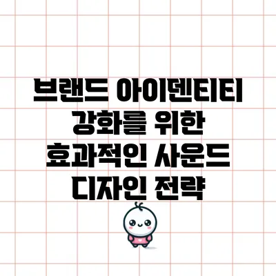 브랜드 아이덴티티 강화를 위한 효과적인 사운드 디자인 전략