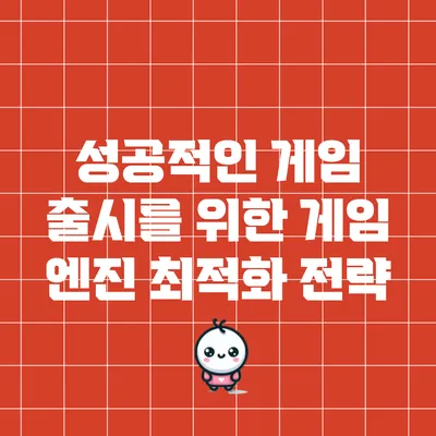 성공적인 게임 출시를 위한 게임 엔진 최적화 전략