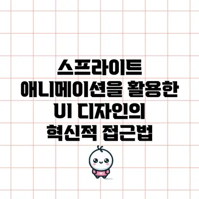 스프라이트 애니메이션을 활용한 UI 디자인의 혁신적 접근법