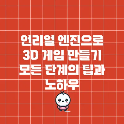 언리얼 엔진으로 3D 게임 만들기: 모든 단계의 팁과 노하우